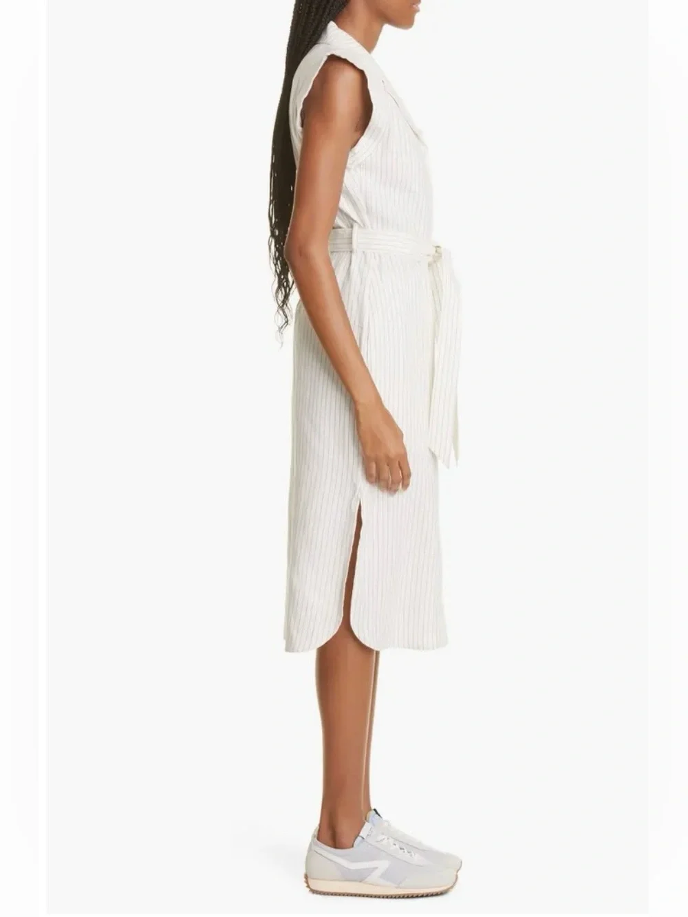 RAG & BONE Helena Stripe Linen Blend Shirtdress - Picture 5 of 16